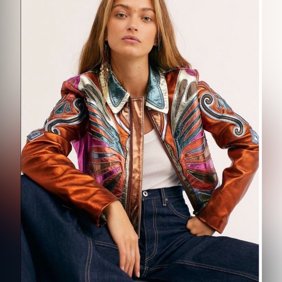 Tan real Leather suede jacket - Picture 6 of 6